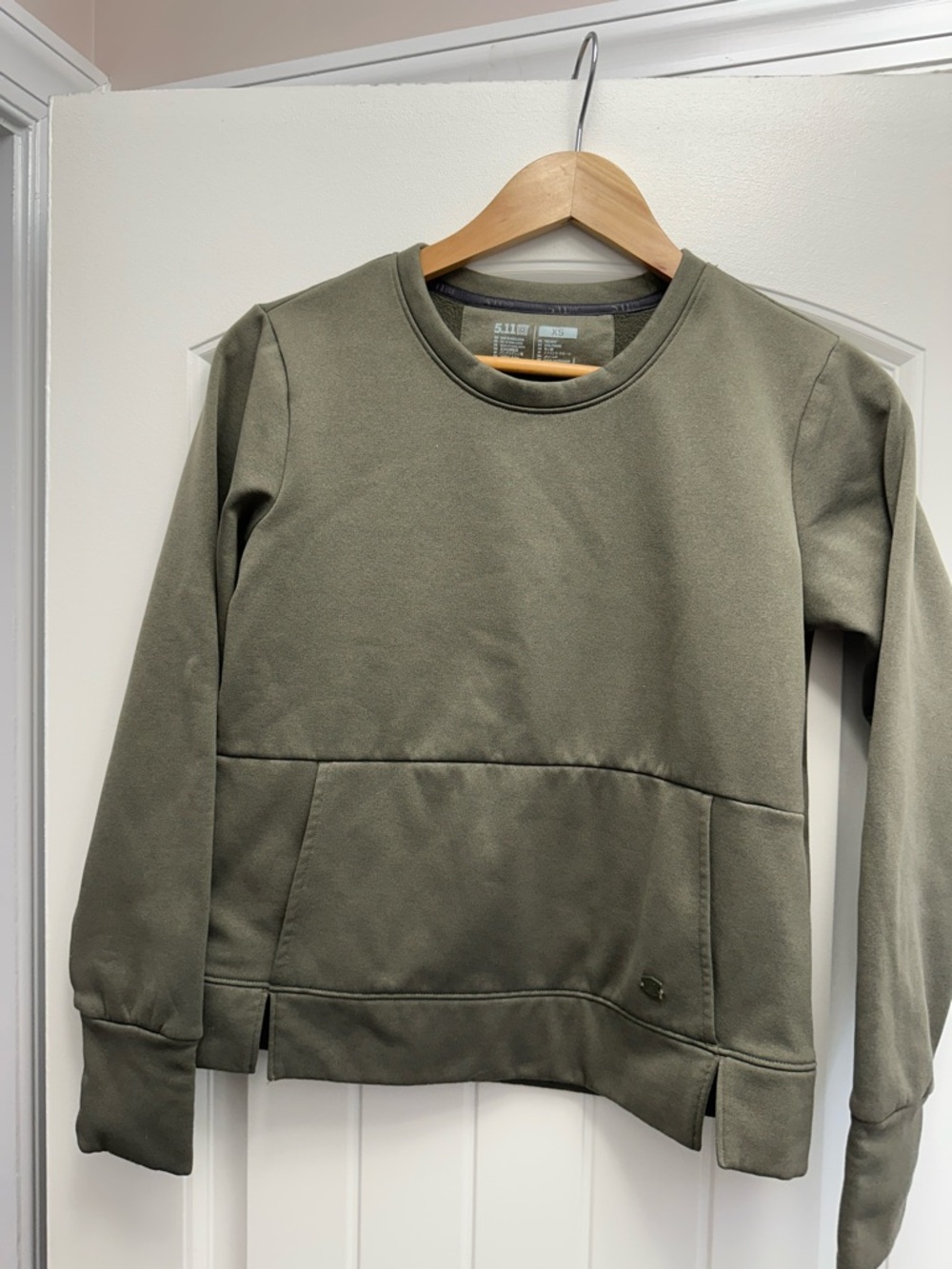 5.11 Tactical Women's Olive Green Crewneck Sweatshirt